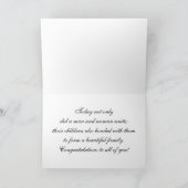 リングや輪ホワイトパール配合ファミリー結婚Second カード (内部)