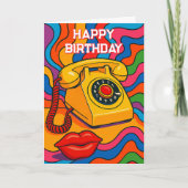 「リングや輪リングや輪!It's Your Day」ガールズハッピーバースデー カード (正面)