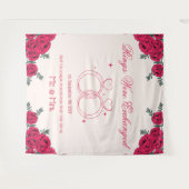 リングや輪交換 タペストリー (正面(横))