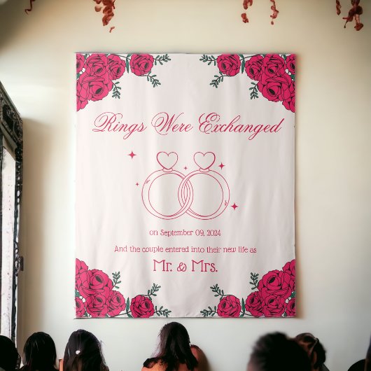 リングや輪交換 タペストリー