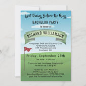 リングや輪前の最後のスイング 招待状 (正面)