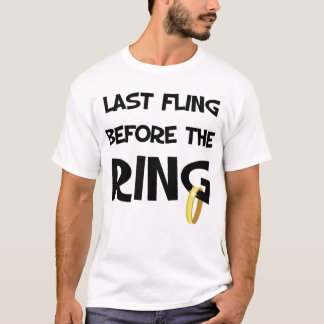 リングや輪前の最後 Tシャツ