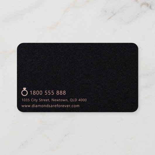 リングや輪名刺 名刺 (裏面)