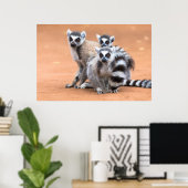 リングや輪尾レムルス群 ポスター (ホームオフィス)