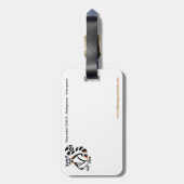 リングや輪尾LEMUR – 絶滅の危機に瀕した動物 – マダガスカル ラゲッジタグ (裏面縦)