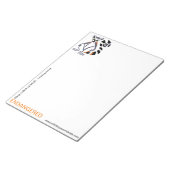 リングや輪尾LEMUR – 絶滅危惧動物 –  ノートパッド (アングル)