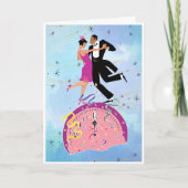 リングや輪年賀状 カード (正面)