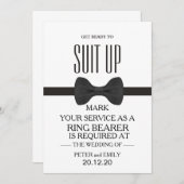 リングや輪持参人としてのサービス 招待状 (正面/裏面)