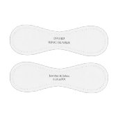 リングや輪持参人申シンプル出名前をカスタムする結婚の 野球ボール (パネル)