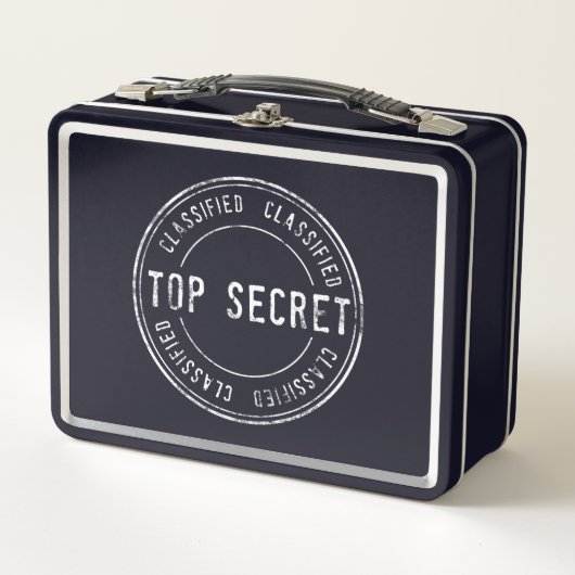 リングや輪持参人警備弁当箱 メタルランチボックス (正面)