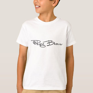 リングや輪持参人T字 Tシャツ