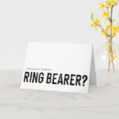 リングや輪持参頼結婚者 カード (黄色い花)