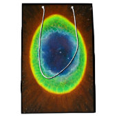 リングや輪星雲抱き枕 ミディアムペーパーバッグ (正面)