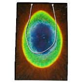 リングや輪星雲抱き枕 ミディアムペーパーバッグ (裏面)