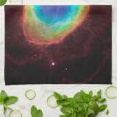 リングや輪星雲詳細宇宙写真 キッチンタオル (折り畳み)
