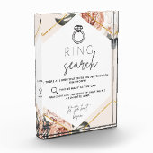 リングや輪検索狩りブライダルシャワーゲーム フォトブロック (左)