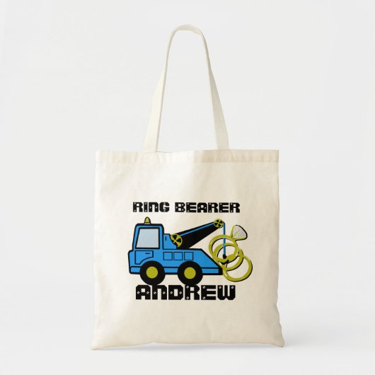 リングや輪無記名曳航台車 トートバッグ (正面)