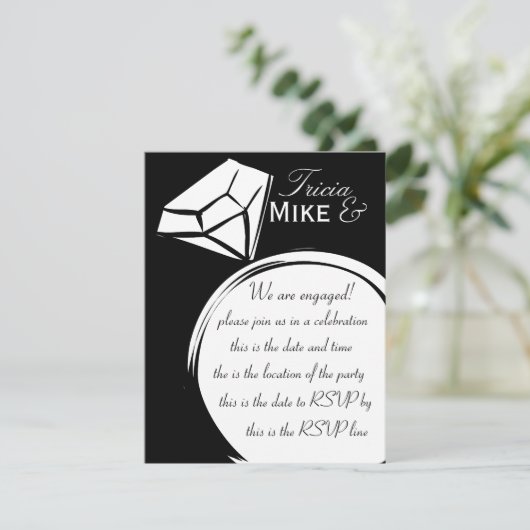 リングや輪物 招待状 (スタンド正面)