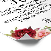 リングや輪狩りゲームブライダルシャワーマルサラ徴候 ポスター (角)