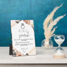 リングや輪狩りブライダルシャワーゲームのプラーク