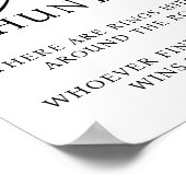 リングや輪狩りブライダルシャワーバチェロレッテゲーム ポスター (角)