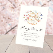 リングや輪狩りブライダル標識 台座サイン