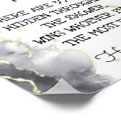 リングや輪狩りブラックバラブライダルシャワーゲームサイン ポスター (角)