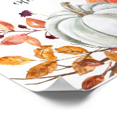 リングや輪狩り秋ブライダルシャワーゲーム ポスター (角)