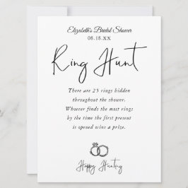 リングや輪狩り |ブライダルシャワー