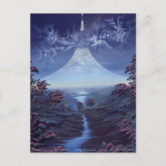 リングや輪界の夜明け近 ポストカード (正面)