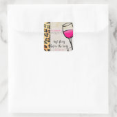 リングや輪野生のプリントバチェロレッテの前の最後の興行期間 スクエアシール (バッグ)