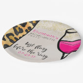 リングや輪野生のプリントバチェロレッテの前の最後の興行期間 ペーパープレート (アングル)