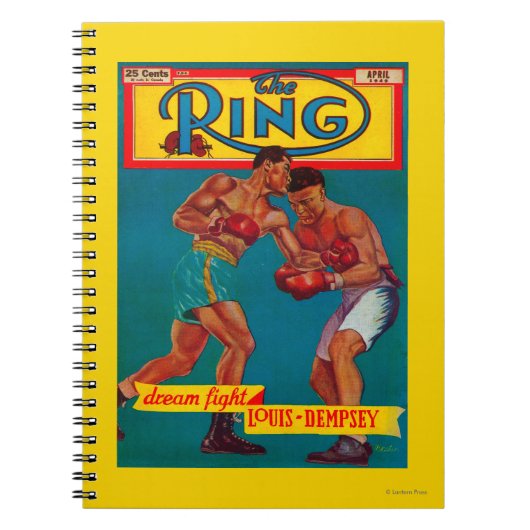 リングや輪雑誌の表紙 ノートブック (正面)