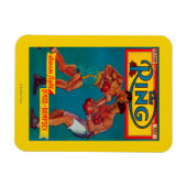 リングや輪雑誌の表紙 マグネット (横)