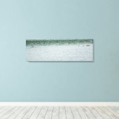 リングや輪首のアヒル キャンバスプリント (インサイチュ (ウッドフロア))