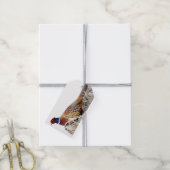 リングや輪首キジの写真ギフトラベル ギフトタグ (より糸付き)