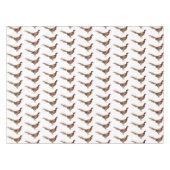 リングや輪首キジの鳥の漫画イラストレーション テーブルクロス (正面(横))