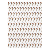 リングや輪首キジの鳥の漫画イラストレーション テーブルクロス (正面)