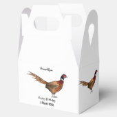 リングや輪首キジの鳥の漫画イラストレーション フェイバーボックス (オープン)