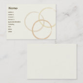 リングや輪-チュビー 名刺 (正面/裏面)