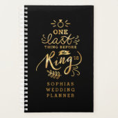 リングや輪 プランナー手帳 (正面)