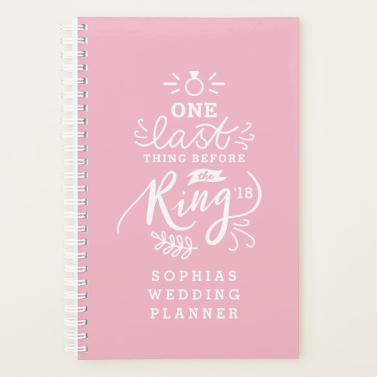 リングや輪 プランナー手帳 (正面)