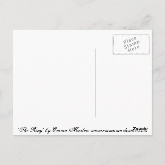 リングや輪 ポストカード (裏面)