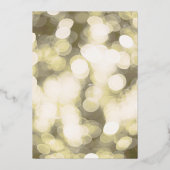 リングや輪 |大晦日のパーティー 実在 箔招待状 (裏面)