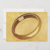 リングや輪 招待状 (正面)
