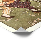 リングや輪AラウンドAロージー子供部屋韻プリント ポスター (角)