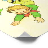 リングを一つのバラに取り付け、メイベル・ルーシー・アトウェルプリント。 ポスター (角)