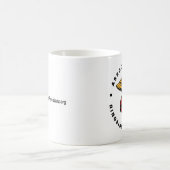 リングサイドの医者のマグの白の連合 コーヒーマグカップ (中央)