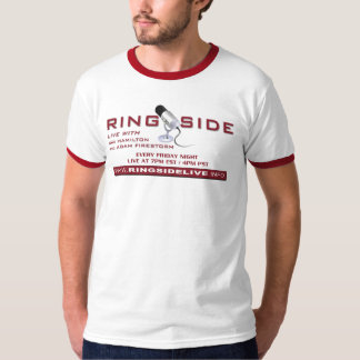 リングサイドの生きている赤くか白い信号器 Tシャツ