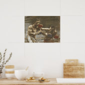 リングサイドボクシングシーンのポスター ポスター (キッチン)